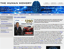 Tablet Screenshot of human-memory.net